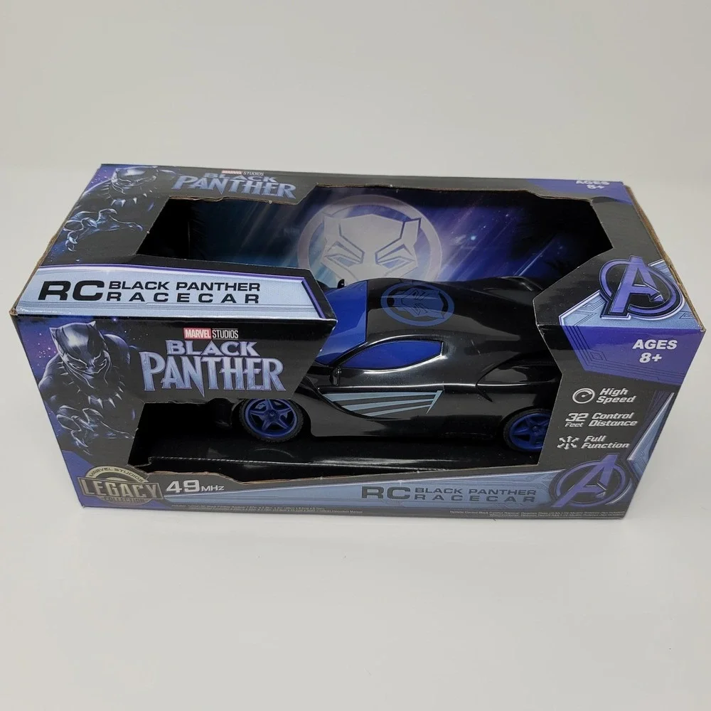 Marvel Studios Black Panther RC Race Car Remote Control For Kids‎ 49MHz Ages 8+